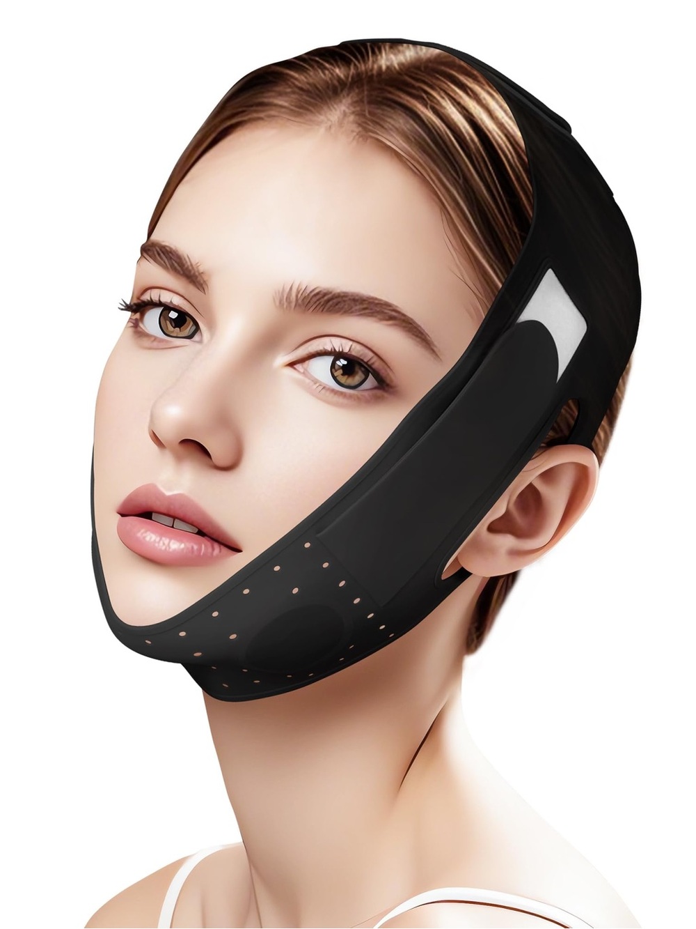 Black Facial Slimming Chin Strap